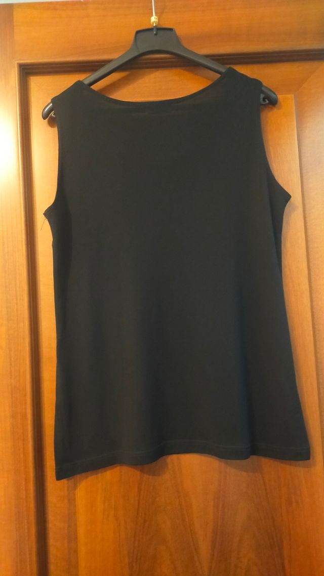 Canottiera donna nera