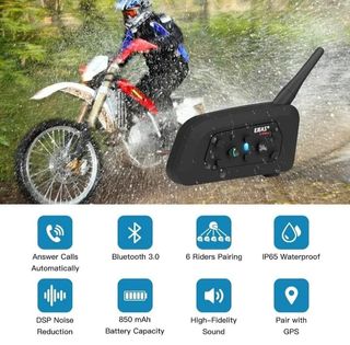 🌟 2 INTERCOMUNICADORES EJEAS V6 PRO