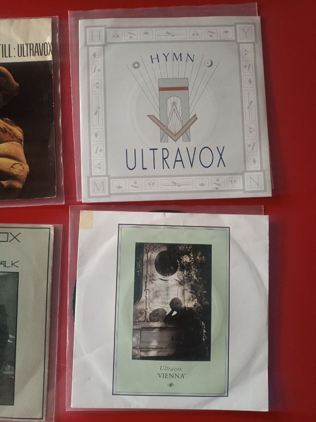 lote 6 vinilos single ULTRAVOX