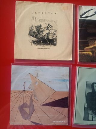 lote 6 vinilos single ULTRAVOX