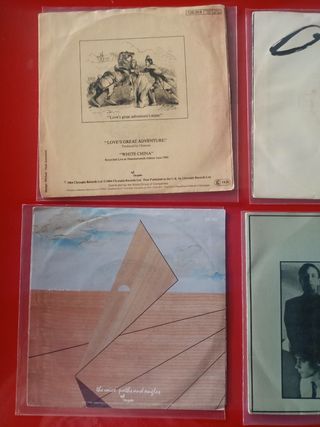 lote 6 vinilos single ULTRAVOX