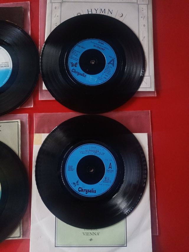 lote 6 vinilos single ULTRAVOX