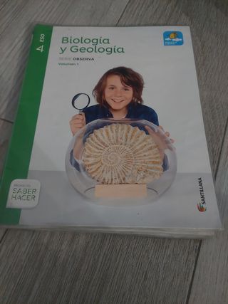 LIbro biología y geología 4 Eso