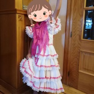 TRAJE FLAMENCA NIÑA + REGALO