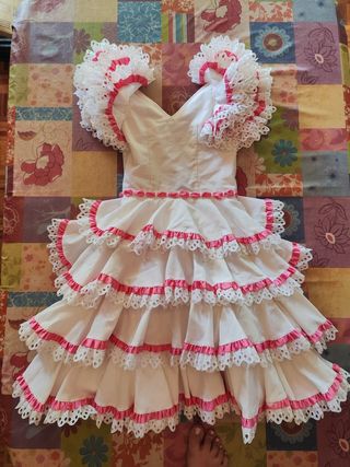 TRAJE FLAMENCA NIÑA + REGALO