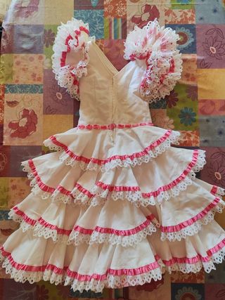TRAJE FLAMENCA NIÑA + REGALO
