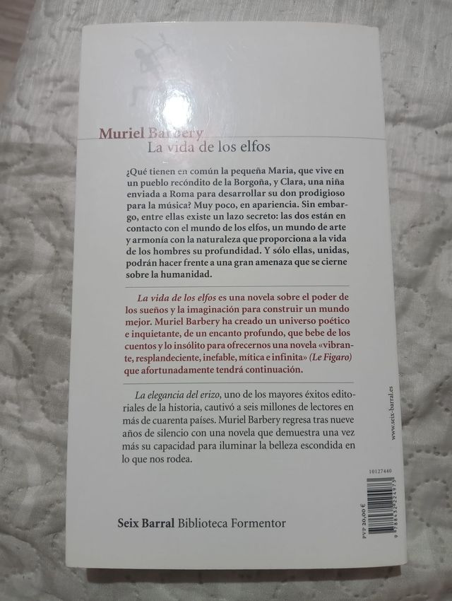 Libro "La vida de los elfos" de Muriel Barbery