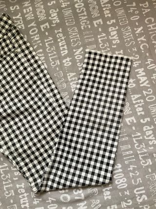 Pantalones de cuadros