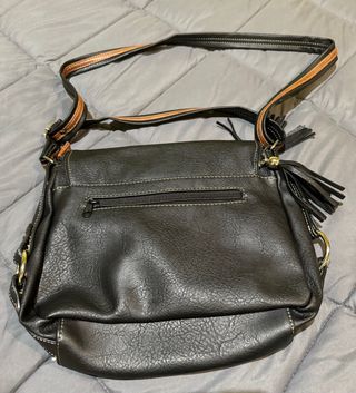Bolso negro-marron