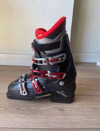 Skis Carving + Botas + Bastones