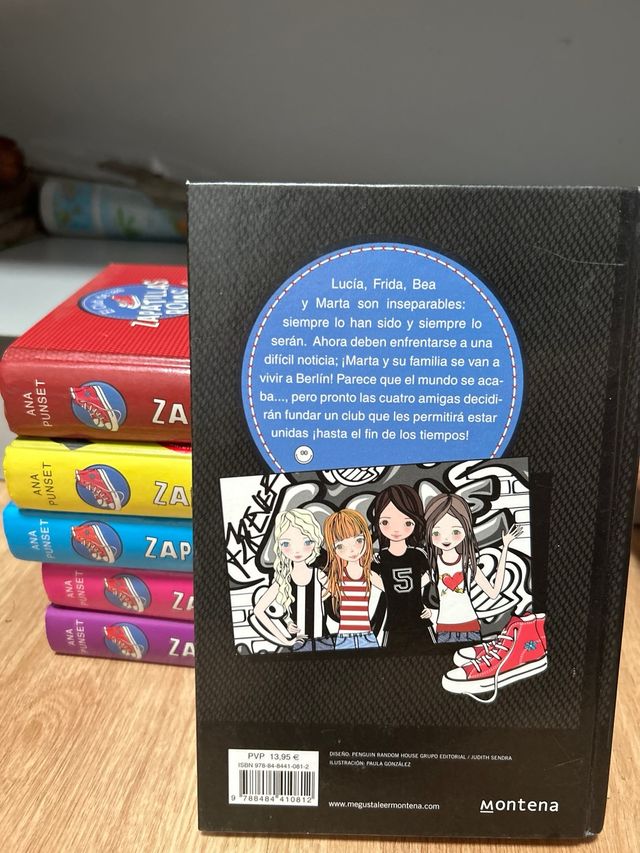 Libros el club de las zapatillas rojas