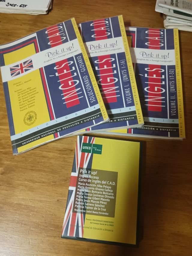 Temario ingles curso de acceso UNED.