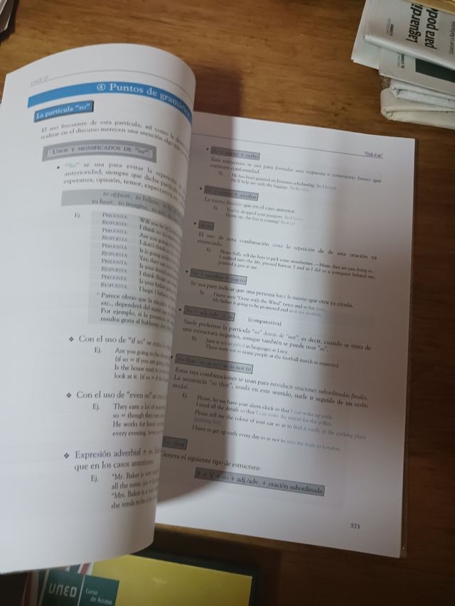 Temario ingles curso de acceso UNED.