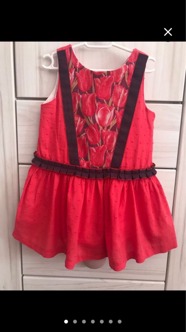 Vestido de verano para niña.Marca Foque.Talla3años
