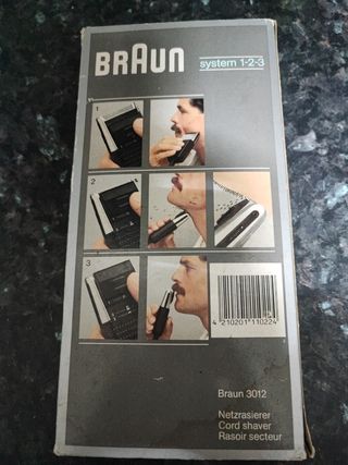 Máquina de afeitar BRAUN 3012