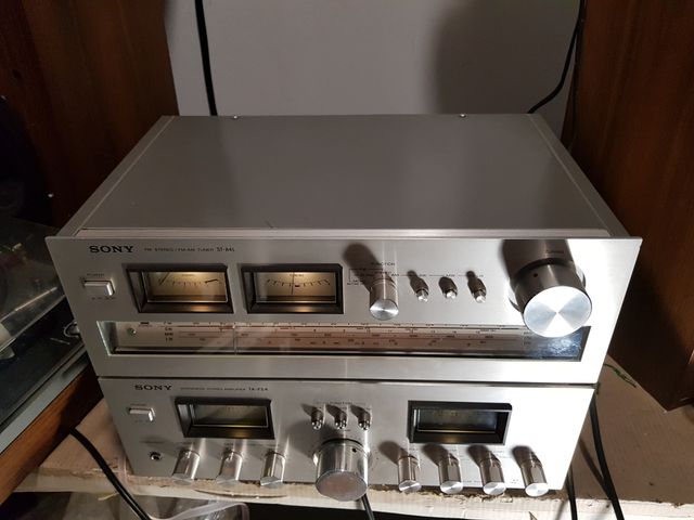 Conjunto Sony amp integrado TA F5 y Sinto ST-A4L