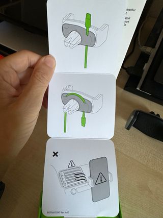 Supporto auto per bocchette dell’aria per iPhone
