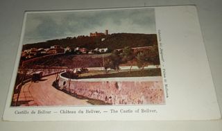 Postal Castillo  Bellver Mallorca 