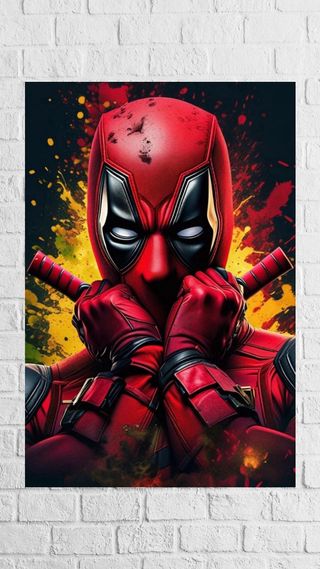 Cuadro Deadpool spiderman