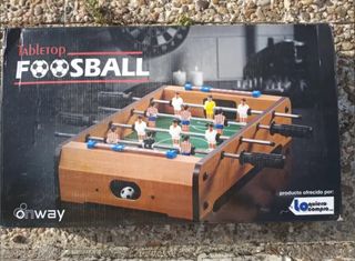 Futbolín de madera