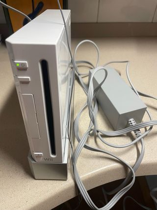 Videoconsola nintendo Wii + 9 juegos + funda