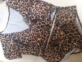 Bikini talla grande animal print