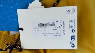 Costume k-way color senape