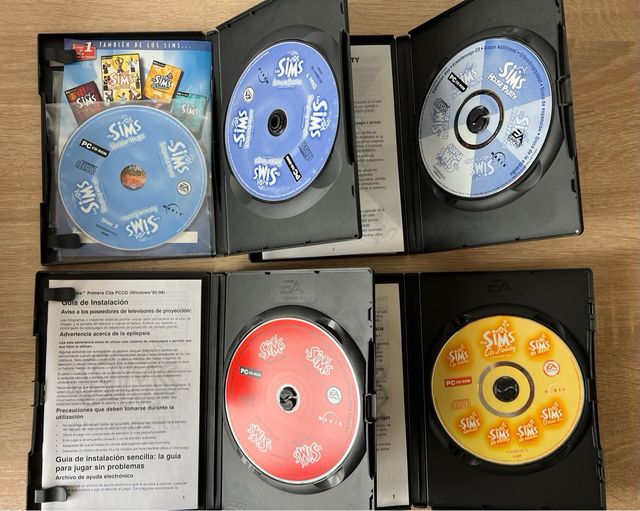 Lote Juegos Sims para PC.