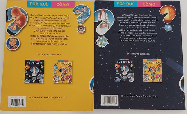 2 Libros "El espacio", "el cuerpo"