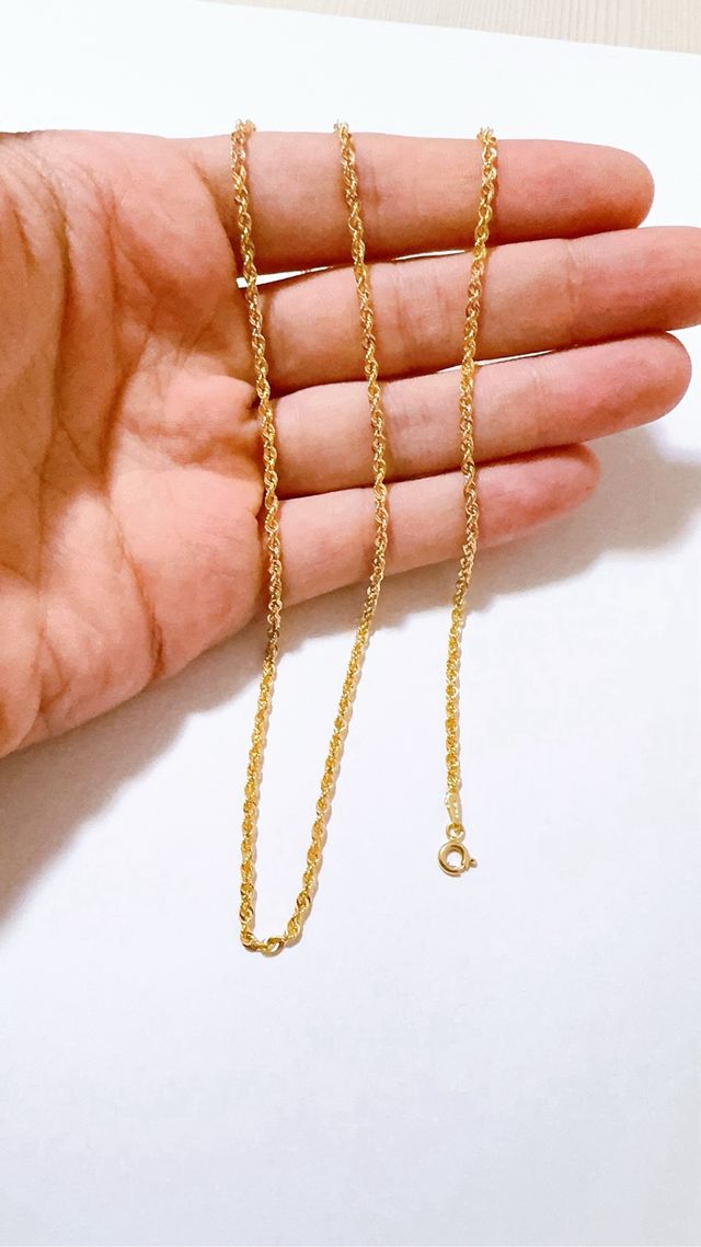 Set collana e bracciale funetta in oro 18kt