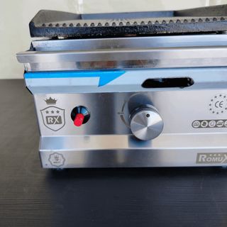 AL 🔲 Plancha Hierro Ranurada [30 cm] Gas