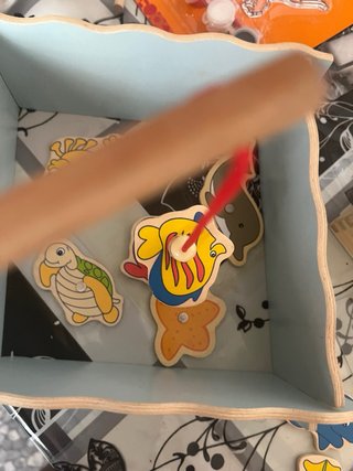 Juego pesca de Madera + Regalo