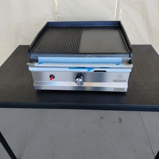 AL 🔲 Plancha Hierro 1/2 Ranurada [50 cm] Gas