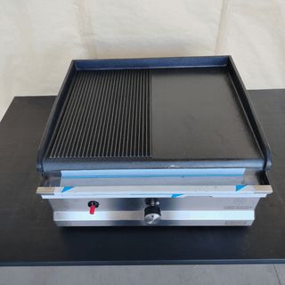 AL 🔲 Plancha Hierro 1/2 Ranurada [50 cm] Gas