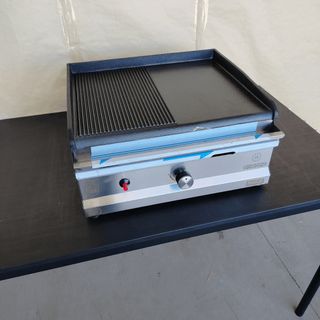 AL 🔲 Plancha Hierro 1/2 Ranurada [50 cm] Gas