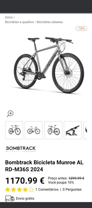 Bicicleta urbana Bombtrack Munroe Al