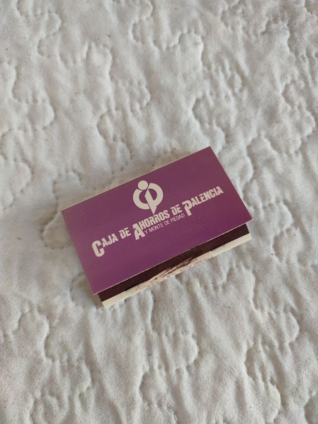 Cerillas Caja de Ahorros de Palencia