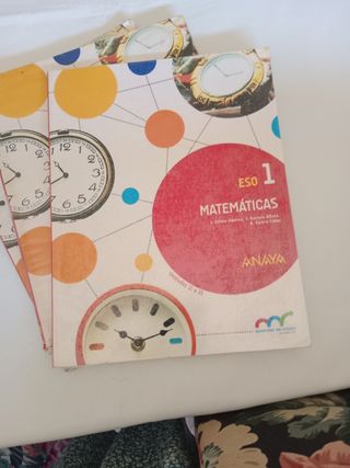 REBAJADO Matemáticas 1ºESO ANAYA. 3 TOMOS