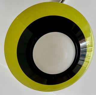 Lampadario murano giallo