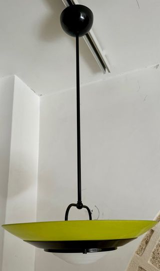 Lampadario murano giallo