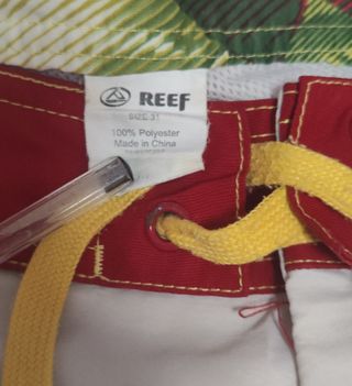 Bañador estampado floral Vintage Reef Blanco