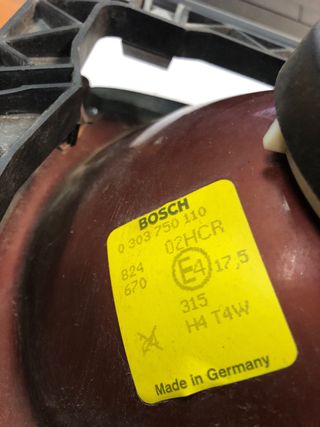 Faro delantero bmw f650