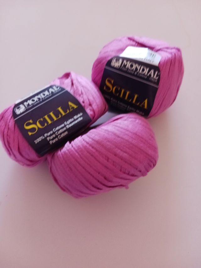 10 ovillos cinta Scilla Mondial