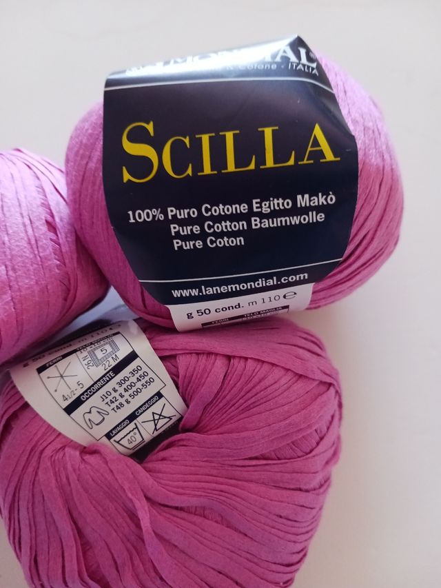 10 ovillos cinta Scilla Mondial