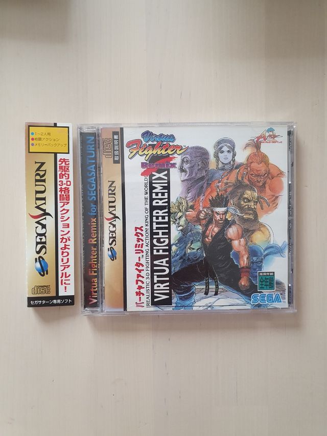 VIRTUA FIGHTER REMIX sega saturn + cable av saturn