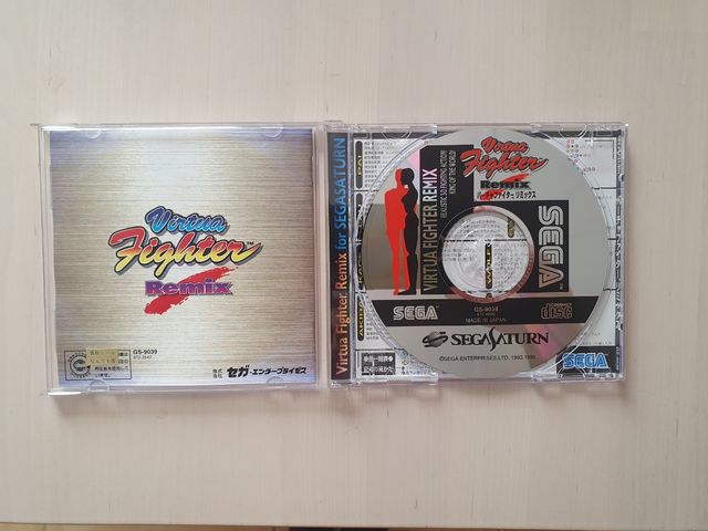 VIRTUA FIGHTER REMIX sega saturn + cable av saturn