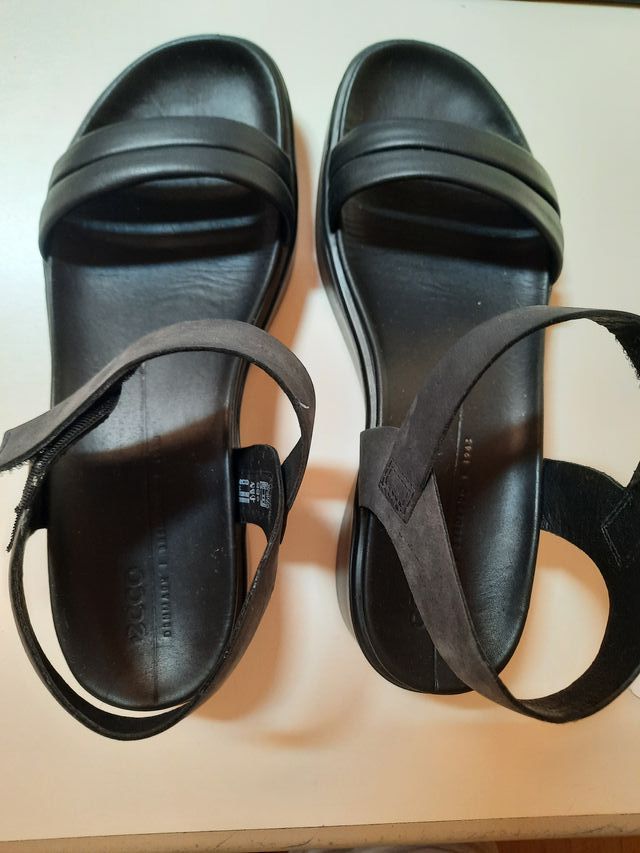 Sandalias negras Ecco 39