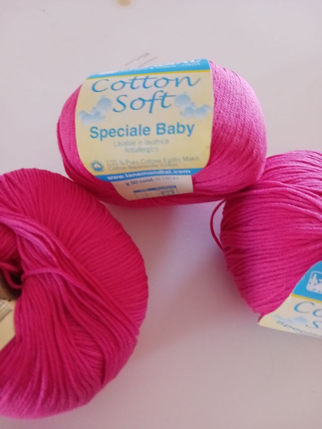 11 ovillos algodón  Cotton Soft de Mondi