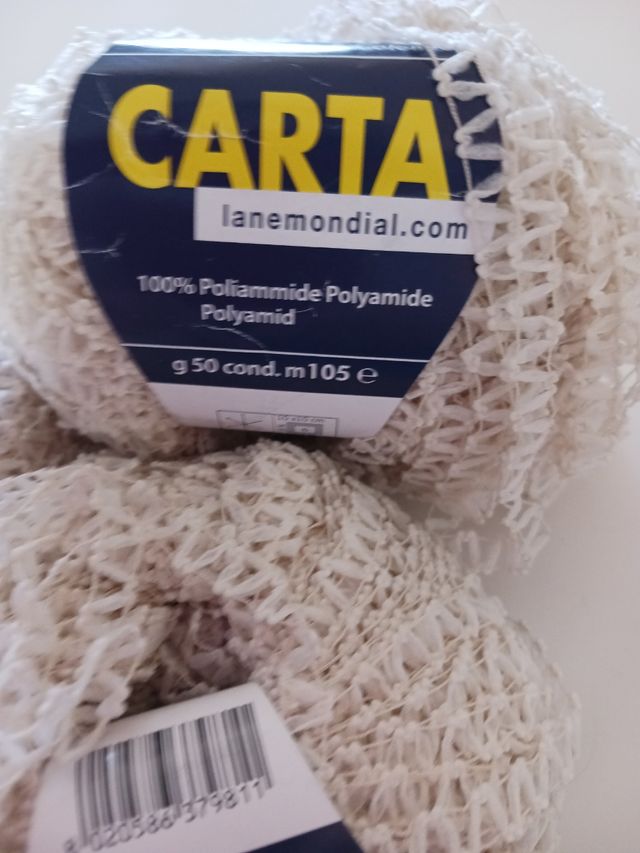 15 ovillos marca Carta de Mondial