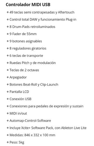 Teclado Novation Impulse 49